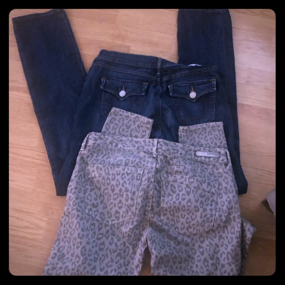 Two pairs of jeans in excellent condition